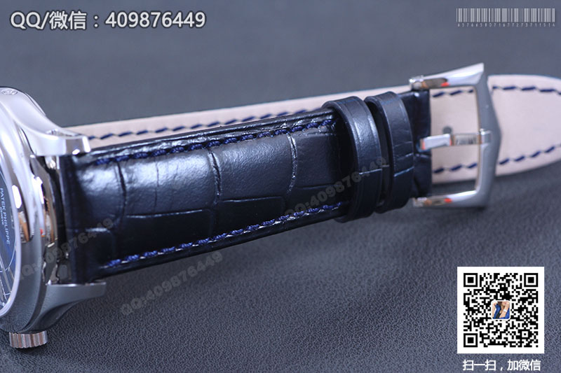 Patek Philippe Complications Chronograph Series 5905P-001 Watch with Blue Dial