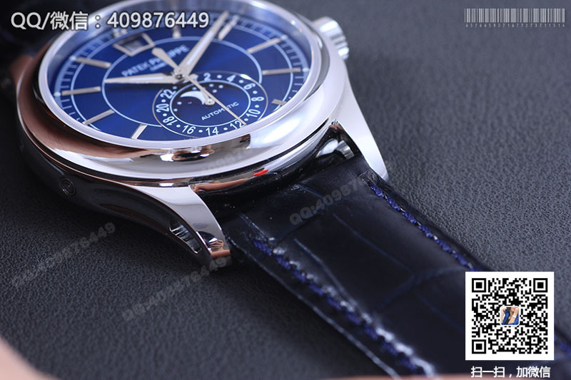 Patek Philippe Complications Chronograph Series 5905P-001 Watch with Blue Dial