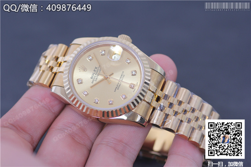 Rolex Datejust Automatic Mechanical Gold Watch 116238