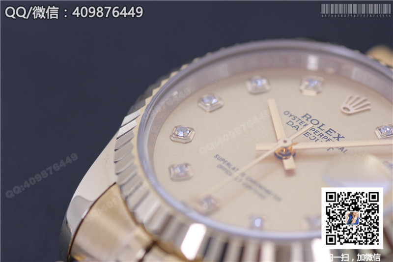 Rolex Datejust Automatic Mechanical Gold Watch 116238
