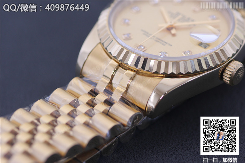 Rolex Datejust Automatic Mechanical Gold Watch 116238