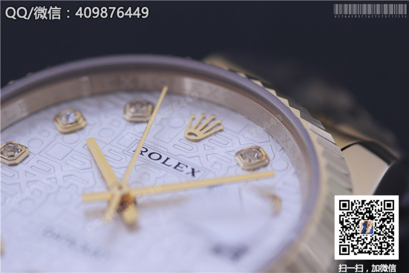 Automatyczny mechaniczny złoty zegarek Rolex Datejust 116238white