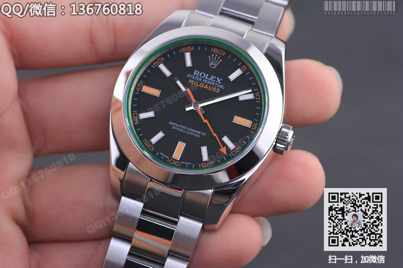 [NOOB New Edition] Rolex MILGAUSS Series Automatic Mechanical Watch 116400GV