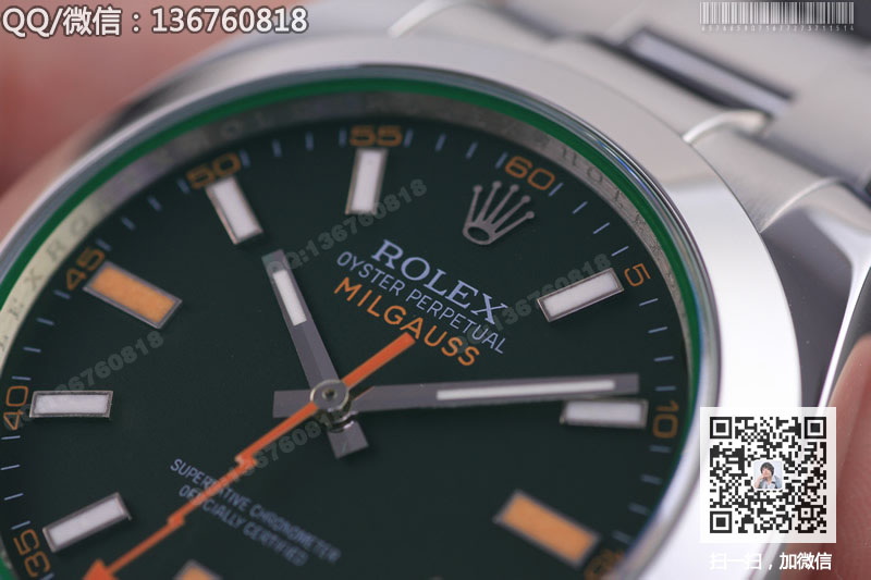 [NOOB New Edition] Rolex MILGAUSS Series Automatic Mechanical Watch 116400GV