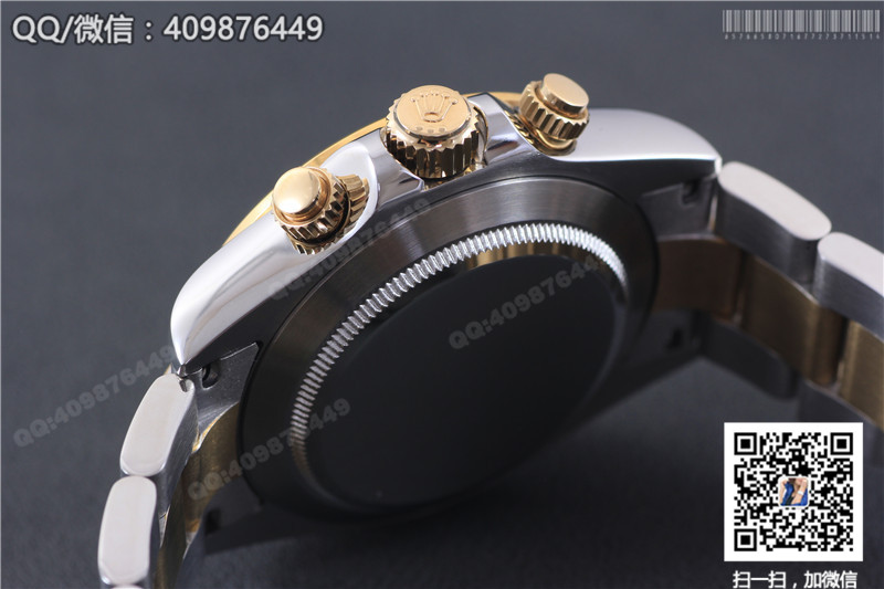 Rolex Cosmograph Daytona collection 116503 black mother-of-pearl dial diamond hour marker watch