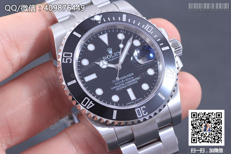 [Noob Factory V7 Edition] Rolex Submariner watch 116610LN Black Sub