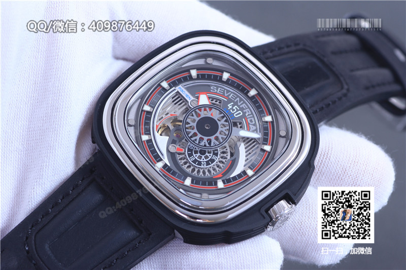 [Butik KW] Jam Tangan Mekanikal Automatik Trend Fesyen SevenFriday Petak P3B Model Bezel Putih