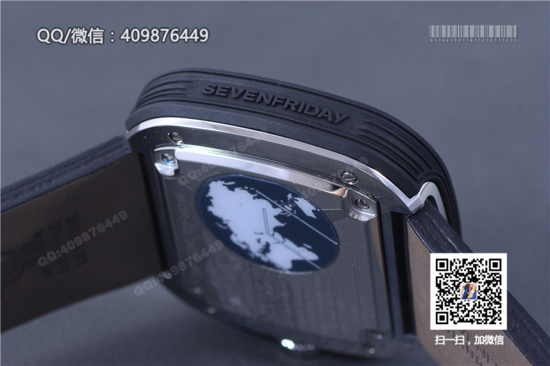 [Butik KW] Jam Tangan Mekanikal Automatik Trend Fesyen SevenFriday Petak P3B Model Bezel Putih