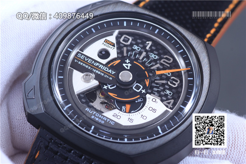 Automatické mechanické hodinky SevenFriday V-Series V3 Square Fashion