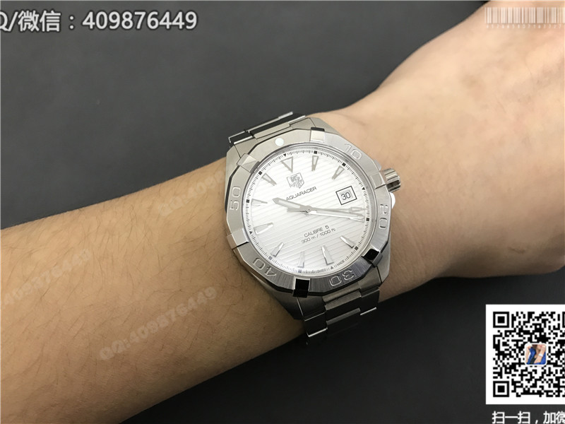 TAG Heuer Aquaracer WAY2111.BA0928 watch white dial mechanical watch