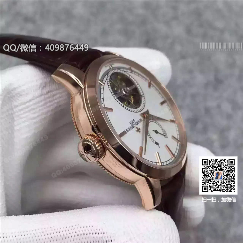 Vacheron Constantin Traditionnelle Series 89000000R-9655 Tourbillon Power Reserve Indicator Manual-Winding Mechanical Men's Watch
