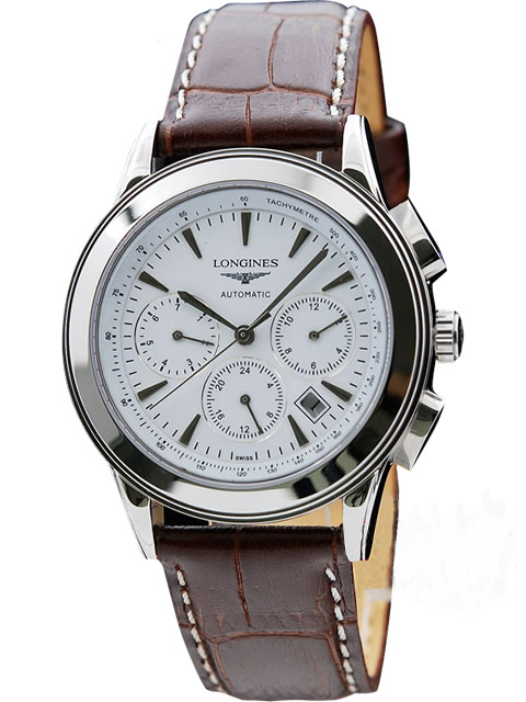 Longines Swiss watch L4.774.3.22.7 Flagship multifunctional automatic mechanical exhibition-case-bac...
