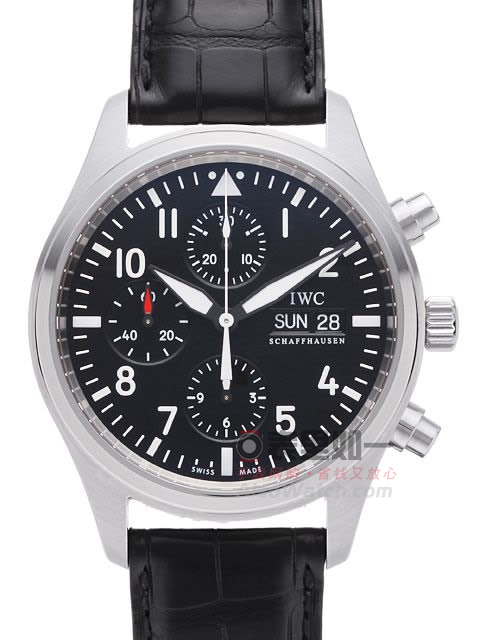 V6 Modified Edition: IWC Classic Pilot's Series IW371701 chronograph watch