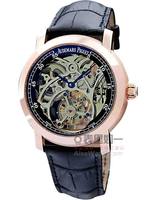 [HF Factory] Audemars Piguet tourbillon fully skeletonised winding mechanical men's watch, rose gold...