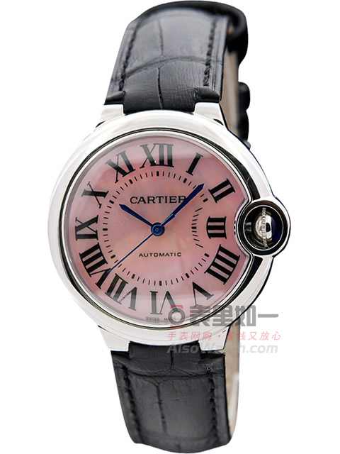 11 edícia hodiniek Cartier Ballon Bleu s ružovým perleťovým ciferníkom