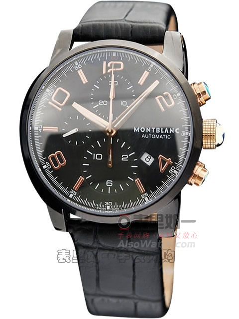 [{1:1 Edition} Montblanc TimeWalker Series 7750 Automatic Mechanical Chronograph {No.105805}]