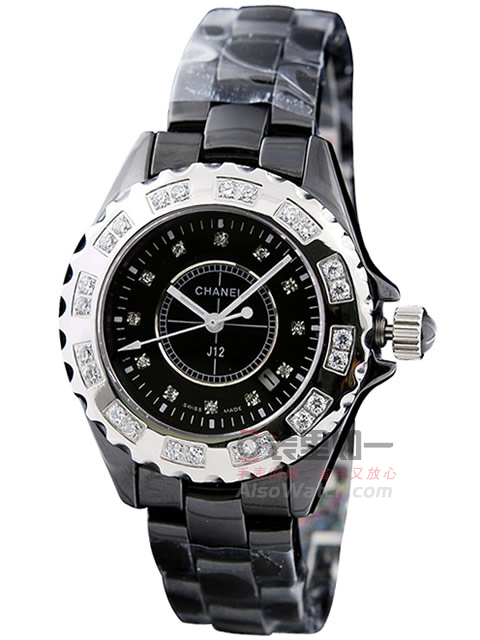 Chanel J12 Series Black Ceramic Quartz Watch H2427