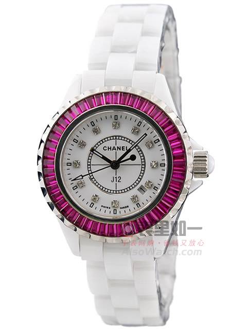 Chanel J12 series white high-tech precision ceramic quartz ladies' watch, available in small 33MM / ...