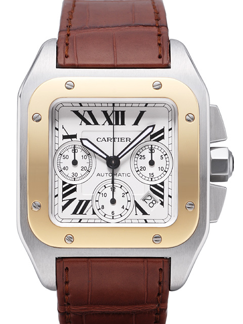[N Factory 1: 1 Precision Piece] Cartier Santos Mechanical Men's Watch [Model W20091X7] [Chronograph...