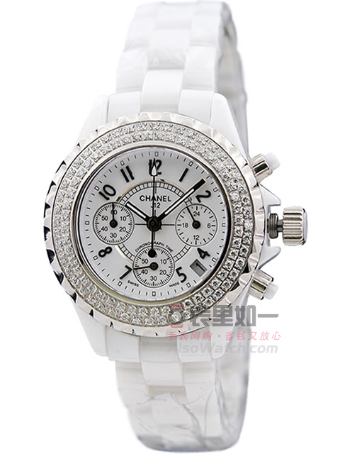 Chanel J12 series white high-tech precision ceramic multi-function quartz watch