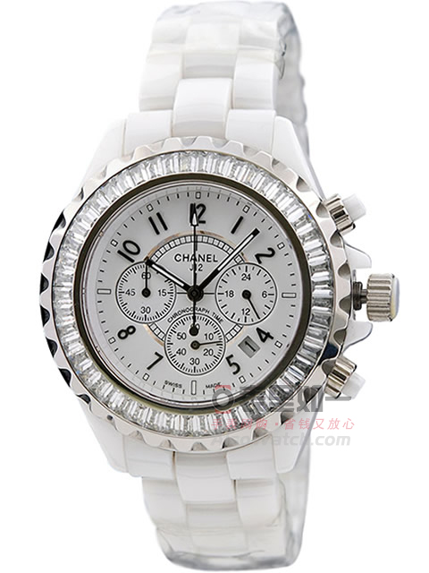 Chanel J12 series white high-tech precision ceramic multi-function quartz watch