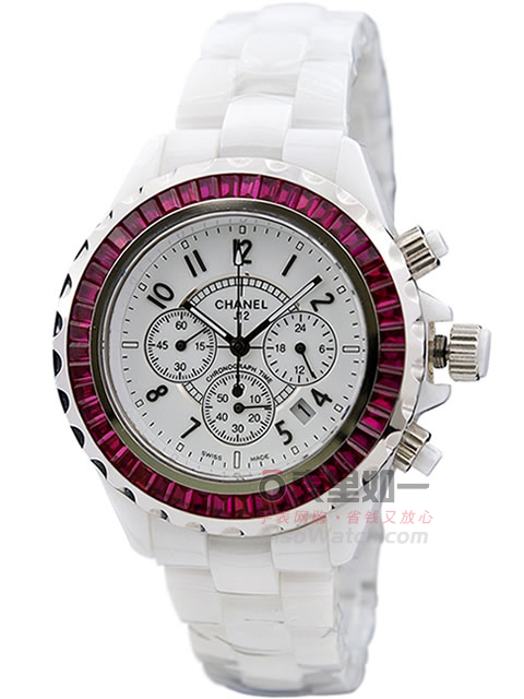 Chanel J12 series white high-tech precision ceramic multi-function quartz watch