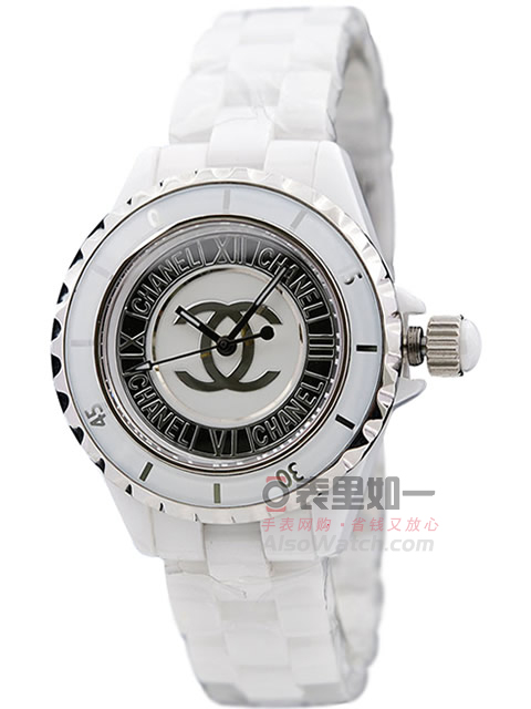 Chanel J12 series white high-tech precision ceramic quartz women's watch, small 33MM / large 38MM av...