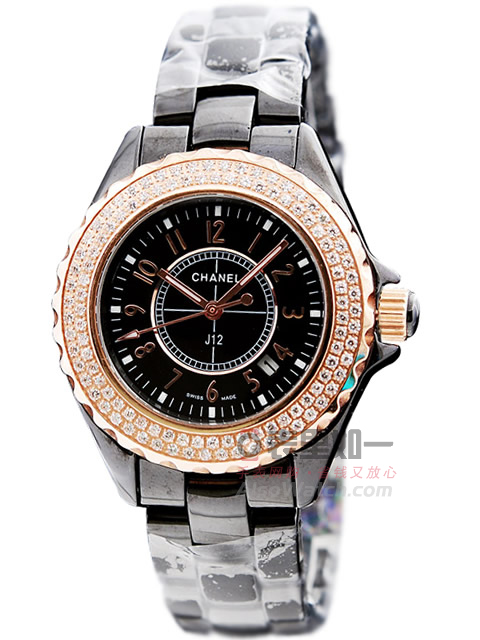 Chanel J12 collection black high-tech precision ceramic quartz watch