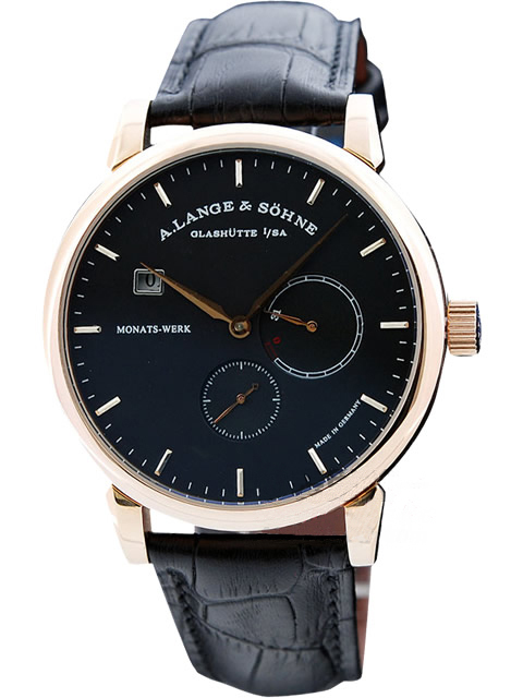 A. Lange & Söhne men's watch [German brand] [Power reserve indicator] [Small seconds] [Rose gold] [B...