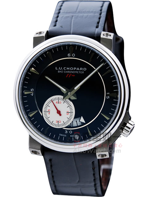 Chopard L.U.C-kolleksjon manuelt opptrekkbar herreklokke [rustfritt stål] [sort urskive]
