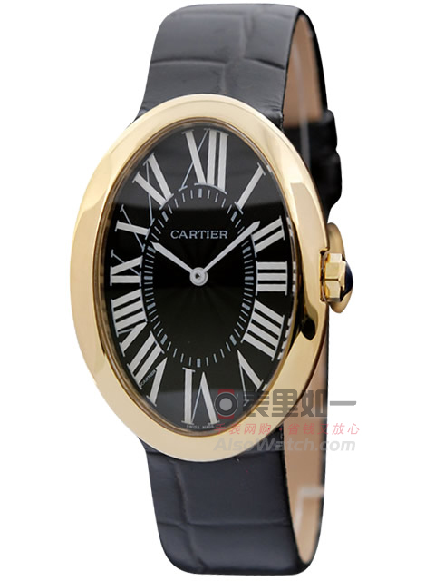 Cartier BAIGNOIRE collection stylish ladies' quartz watch W8000007