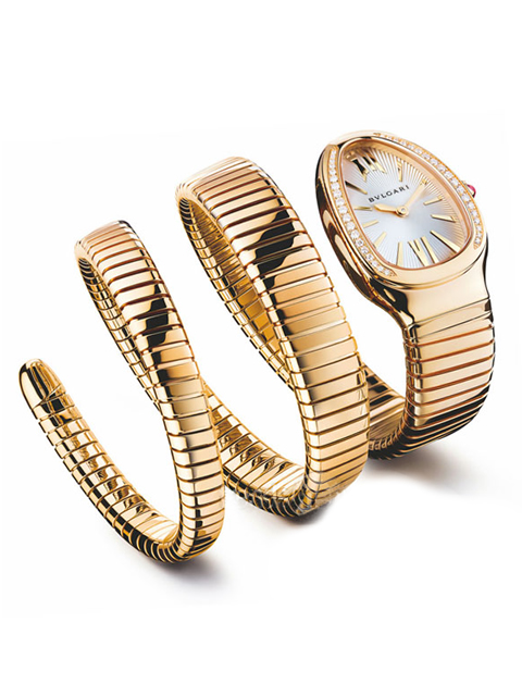 Bvlgari Serpenti series snake-shaped bracelet ladies' watch SP35C6SS.2T