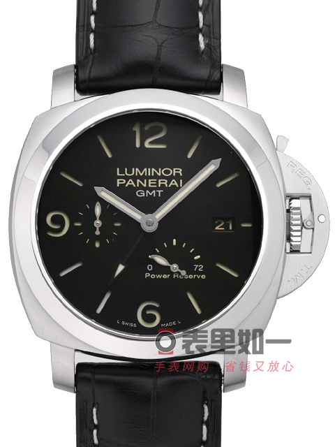Panerai Luminor GMT Dual Time Zone automatisk mekanisk herrklocka PAM 00321