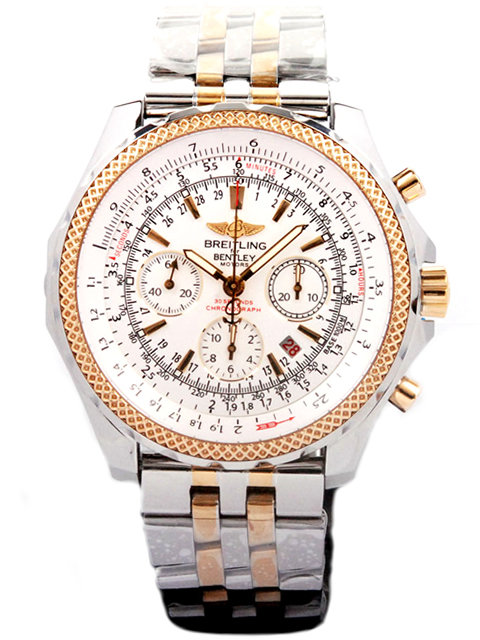 1:1 Quality] Breitling BENTLEY Mechanical Men's Watch 7750 Mechanical] 9 Sub-dial Sweep Second Hand]