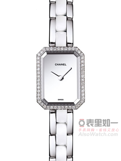 Chanel Première Series Stainless Steel Diamond-Set High-Tech Ceramic Watch H2132