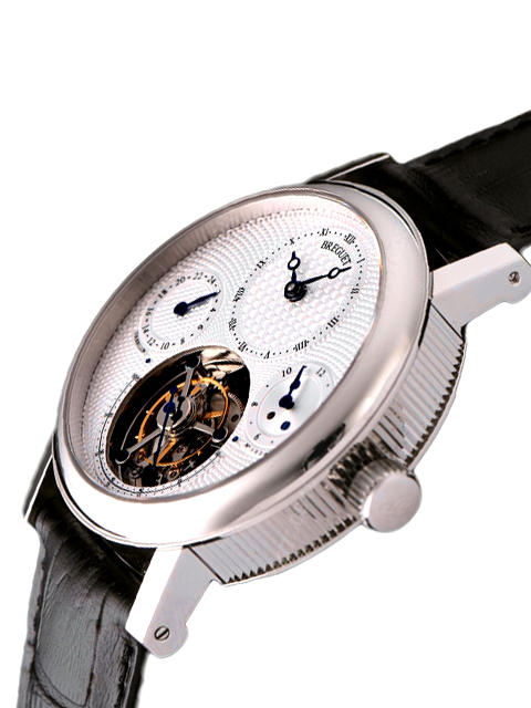 Breguet Tourbillon premium tourbillon mechanism watch white dial