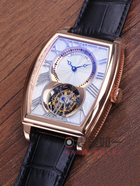 Breguet Tourbillon premium tourbillon mechanism watch tonneau shape