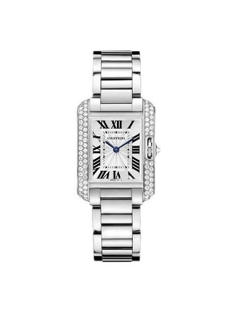 Cartier Tank Anglaise Series Ladies' Quartz Watch WT100028