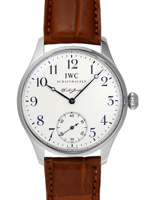 IWC Portugieser IW544203 | Navigator Jones signature vintage exhibition caseback mechanical men's wa...