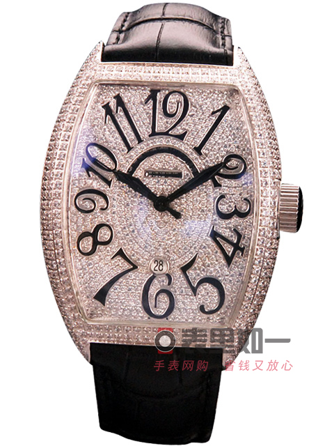 Franck Muller Pavé Diamond Dial Automatic Mechanical Watch 40*55*17mm