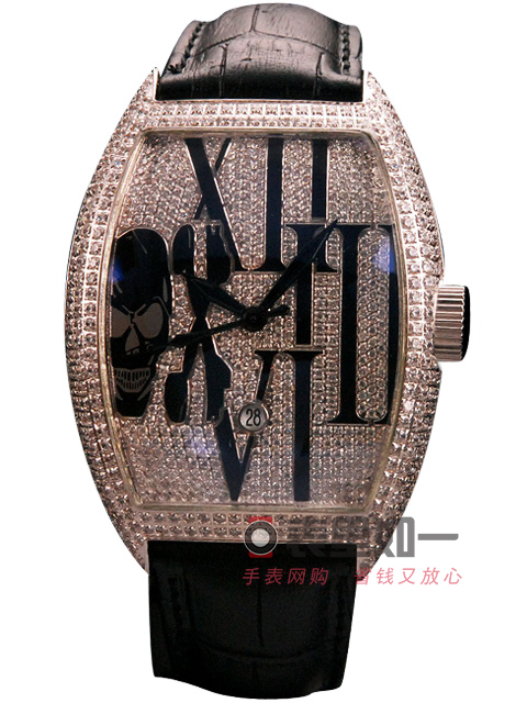 Franck Muller Pavé Diamond Dial Automatic Mechanical Watch 40*55*17mm