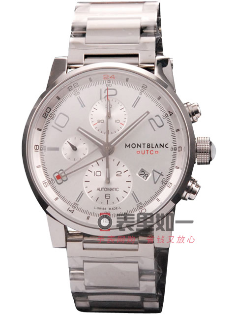 [NOOB Perfect Edition] Montblanc TimeWalker 7750 multi-function mechanical chronograph, white dial, ...