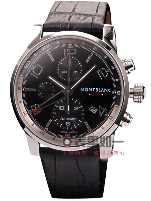 [NOOB Perfect Edition] Montblanc TimeWalker 7750 multi-function mechanical chronograph, black dial, ...