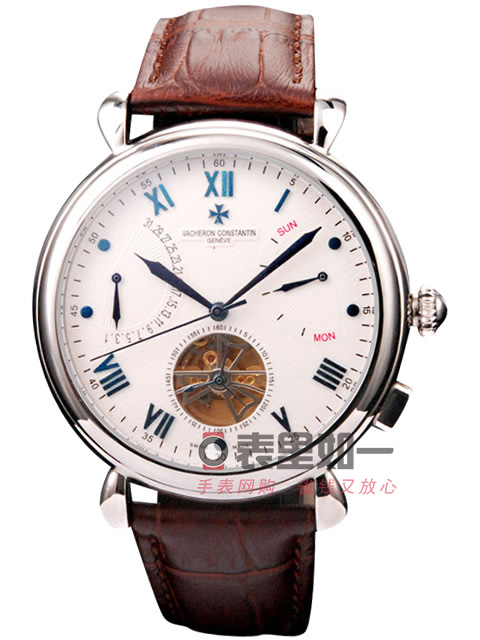 Vacheron Constantin Patrimony tourbillon automatic mechanical men's watch with day-date display