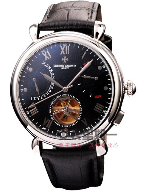 Vacheron Constantin Patrimony tourbillon automatic mechanical men's watch with day-date display