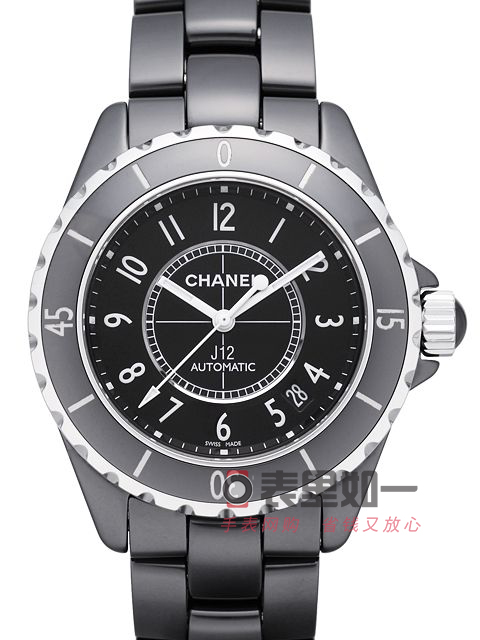 Chanel J12 Series Black Classic Women's Automatic Mechanical Watch H0685 Korean Ceramic 38MM Swiss E...
