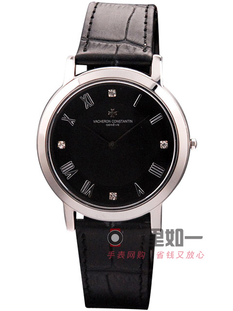 Vacheron Constantin Patrimony Series Quartz Watch 37*7mm Black Dial