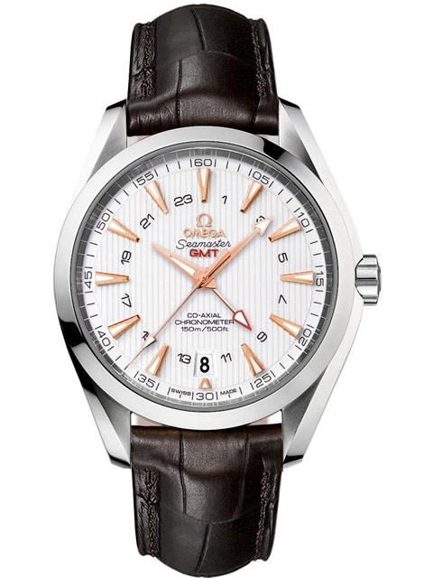 [One-to-one] Omega Aqua Terra GMT dual time zone collection 231.13.43.22.02.004 watch