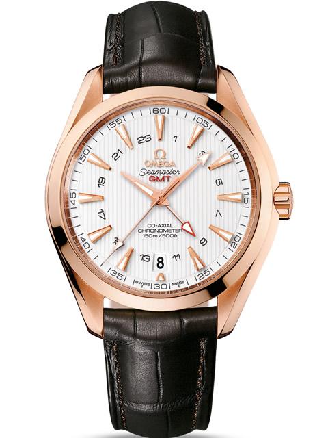 [One-to-one] Omega Aqua Terra GMT dual time zone collection 231.53.43.22.02.001 watch