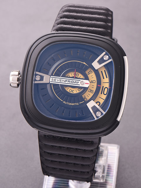 Çok Satan İsviçre SevenFriday Otomatik Mekanik Endüstriyel Elementler Saati Citizen 8215 Mekanizma Sağ El Versiyonu